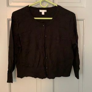 Black cardigan shrug
